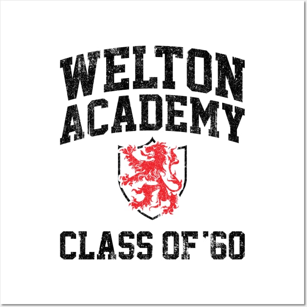 Welton Academy Class of 60 (Variant) Wall Art by huckblade